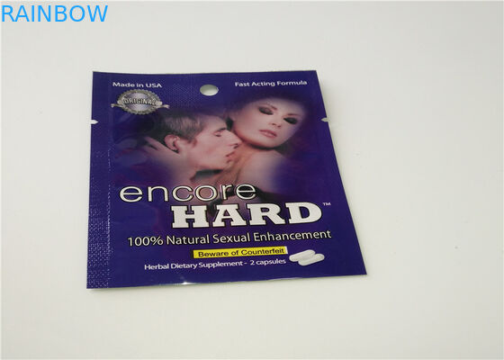 رقائق الألومنيوم التعبئة والتغليف البخور العشبية ماتي مادة OPP مع لون شفاف