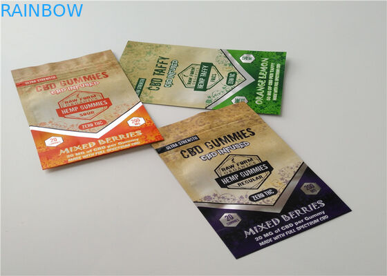 رقائق الألومنيوم التعبئة والتغليف البخور العشبية ماتي مادة OPP مع لون شفاف