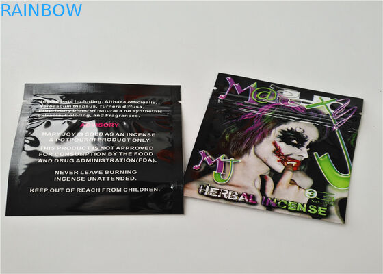 رقائق الألومنيوم التعبئة والتغليف البخور العشبية ماتي مادة OPP مع لون شفاف