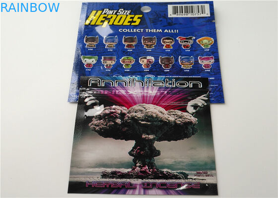 رقائق الألومنيوم التعبئة والتغليف البخور العشبية ماتي مادة OPP مع لون شفاف