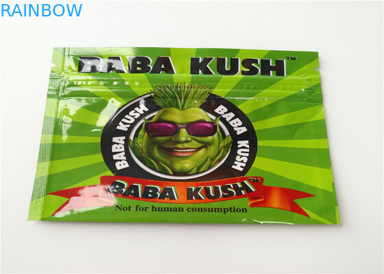 رقائق الألومنيوم التعبئة والتغليف البخور العشبية ماتي مادة OPP مع لون شفاف