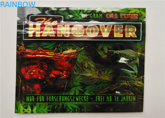 رقائق الألومنيوم التعبئة والتغليف البخور العشبية ماتي مادة OPP مع لون شفاف