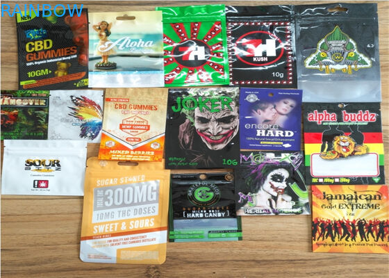 الكركدن محسن العشبية تغليف البخور ماتي التشطيب مع إعادة الإغلاق زيبر