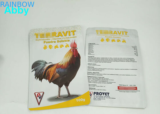 حقائب غطاء الفراغ للأطعمة من ورق الكرافت ، كيس غطاء ثلاثي الجانب