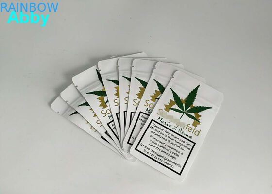 طباعة الذهب مات الألومنيوم احباط أكياس الغاز الحاجز جانبية مجمعة 10000 موك