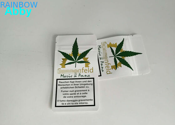 طباعة الذهب مات الألومنيوم احباط أكياس الغاز الحاجز جانبية مجمعة 10000 موك