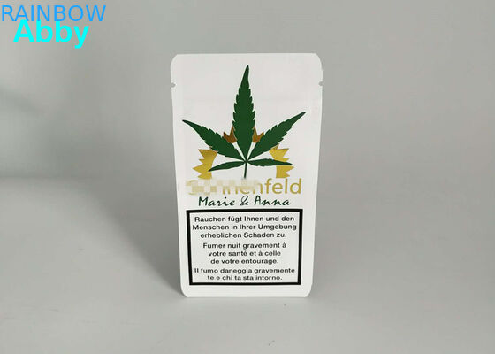 طباعة الذهب مات الألومنيوم احباط أكياس الغاز الحاجز جانبية مجمعة 10000 موك