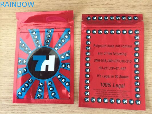 لامع احباط أكياس البلاستيك زيبر 7H مخصص تسمية مطبوعة لكبسولات بذور CBD