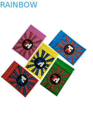 لامع احباط أكياس البلاستيك زيبر 7H مخصص تسمية مطبوعة لكبسولات بذور CBD