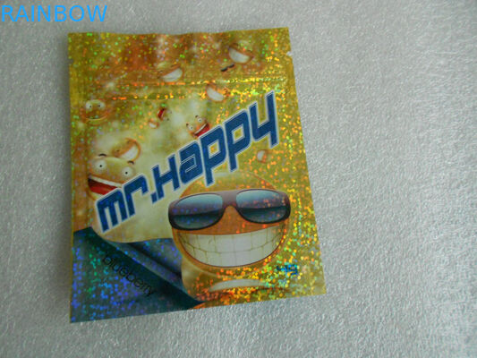 أكياس بلاستيكية سستة الصف الغذاء 8 ألوان ل CBD المنتج 46 * 33 * 30 سم