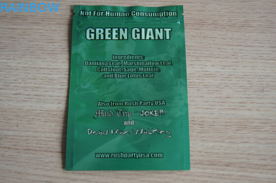 واضح الجبهة العشبية بخور التعبئة والتغليف شعار مخصص لإعادة التدوير لإجازة التبغ