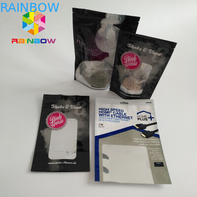 واضح النافذة الوقوف الحقيبة للأغذية / حلوى / القهوة 10000 موك