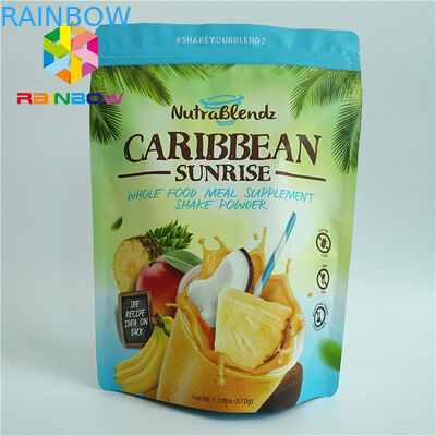 لامع احباط الالومنيوم احباط الحقائب 100mircon للسكر الخبز الكوكيز