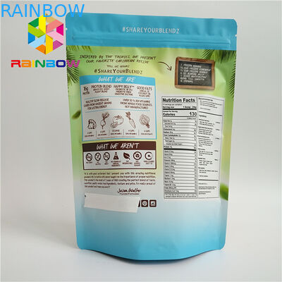 لامع احباط الالومنيوم احباط الحقائب 100mircon للسكر الخبز الكوكيز