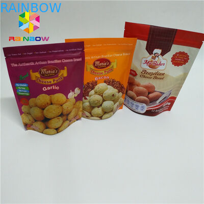 ملون الوقوف أكياس الحقيبة مات السطح مع أعلى Ziplock المسيل للدموع الشقوق