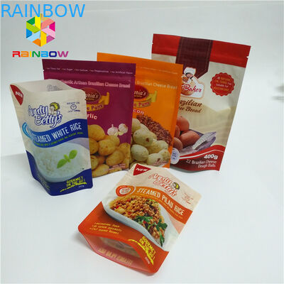 ملون الوقوف أكياس الحقيبة مات السطح مع أعلى Ziplock المسيل للدموع الشقوق