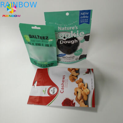 ملون الوقوف أكياس الحقيبة مات السطح مع أعلى Ziplock المسيل للدموع الشقوق