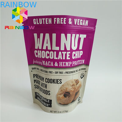 كامل لون الطباعة البلاستيكية الحقائب التعبئة والتغليف حسب الطلب اللون للأغذية المجففة