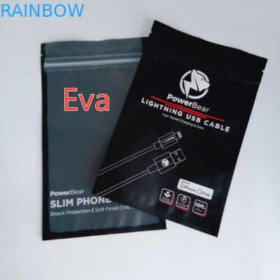 شنق هول أكياس بلاستيكية مختومة لتغليف USB شاحن سيارة الجدار