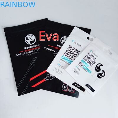 المواد البلاستيكية ختم أكياس ختم الحفر الحفر الطباعة السطحية مع اليورو شنقا هول