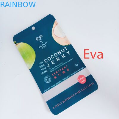 أكياس مايلر زيبر مخصص مطبوعة سناك نقية البلاستيك للحصول على جوز الهند رعشة / الفواكه المجففة