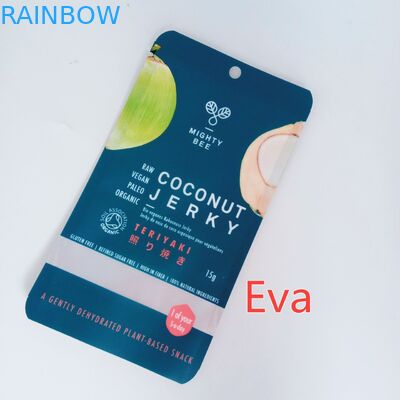 أكياس مايلر زيبر مخصص مطبوعة سناك نقية البلاستيك للحصول على جوز الهند رعشة / الفواكه المجففة