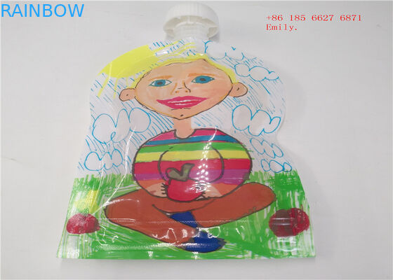 قابل لإعادة الاستخدام صنبور الحقيبة التعبئة والتغليف البلاستيكية ضغط الصف الغذاء لعصير الفاكهة