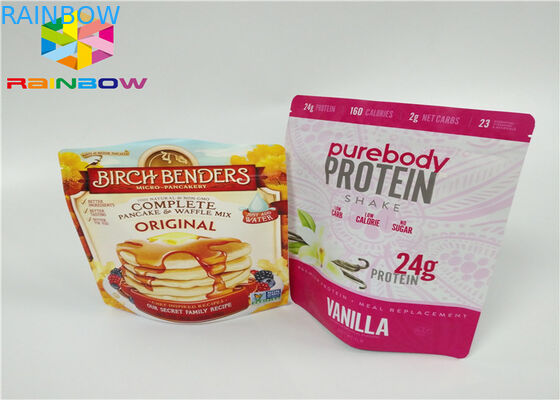 مخصص مطبوعة الشاي قابلة لإعادة التدوير مخصص الرمز البريدي الألومنيوم احباط الشاي تغليف أغذية زيبلوك مايلر كيس للبن مسحوق الحقيبة