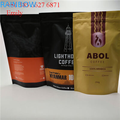 زيبر احباط الحقيبة والتغليف 250g 500g مع التفريغ في اتجاه واحد صمامات