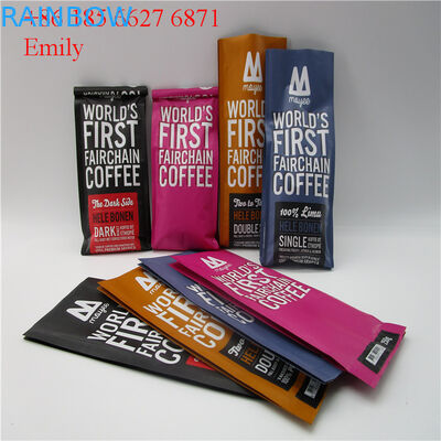 PET مواد الألومنيوم احباط أكياس لامعة تأثير اللون مع تين التعادل 10000pcs