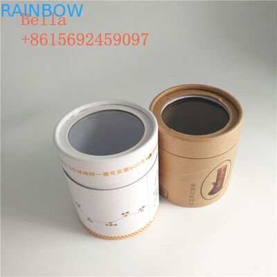 الايكولوجية - ودية ورقة مربع التعبئة والتغليف حسب الطلب الشكل مع نافذة واضحة