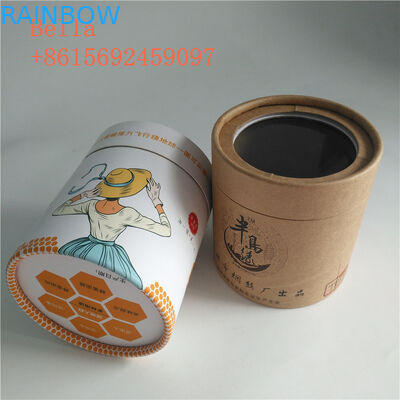 الايكولوجية - ودية ورقة مربع التعبئة والتغليف حسب الطلب الشكل مع نافذة واضحة