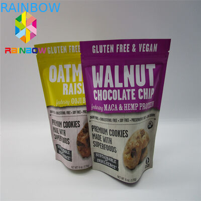 طباعة الحفرة كيس الوجبات الخفيفة 8 ألوان مع مواد متعددة الطبقات