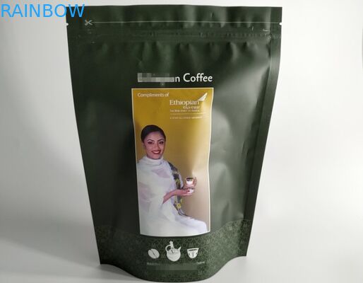 مغلفة تغليف الحقائب البلاستيكية المخصصة ختم زيبر الأعلى مع صمام