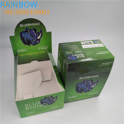 علبة العرض المخصصة الصغيرة الحجم سحب السحب العلوي الختم لحبوب القهوة