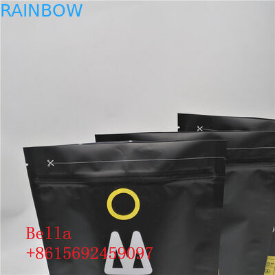 احباط واصطف كرافت ورقة أكياس القهوة قابلة لإعادة التدوير حسب الطلب سمك