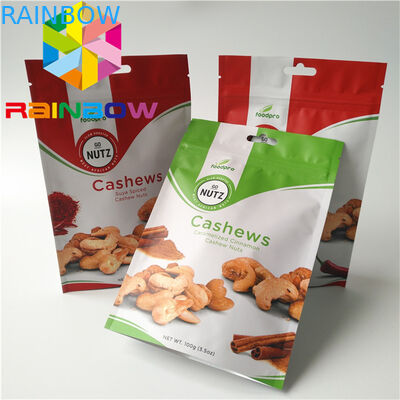 حزمة الوجبات الخفيفة المعدة حسب الطلب المصفوفة بالألواح الصفيحة 100 غرام مايلار k للبسكويت / الفاكهة المجففة