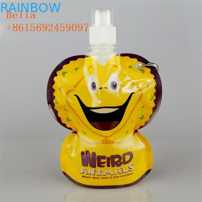 حقيبة طلاء مطبوعة خصيصاً ، أكياس طلاء سائل واضحة يمكن إعادة استخدامها للمشروبات