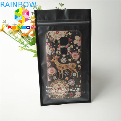 المواد البلاستيكية المخصصة مطبوعة الحقائب الوقوف للحصول على حالة الهاتف المحمول