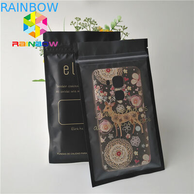 المواد البلاستيكية المخصصة مطبوعة الحقائب الوقوف للحصول على حالة الهاتف المحمول