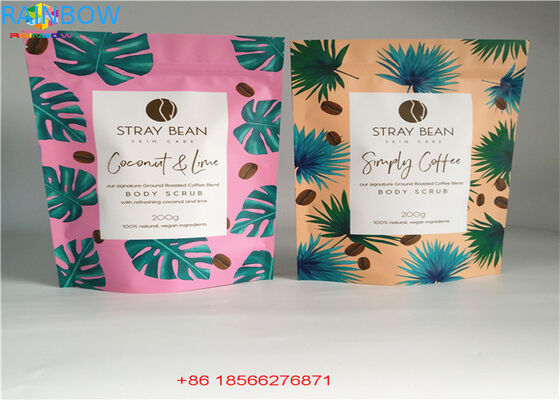 الوقوف في حقيبة مستحضرات التجميل ليزر التغليف الهولوغرام مغلفة المواد مع سحاب