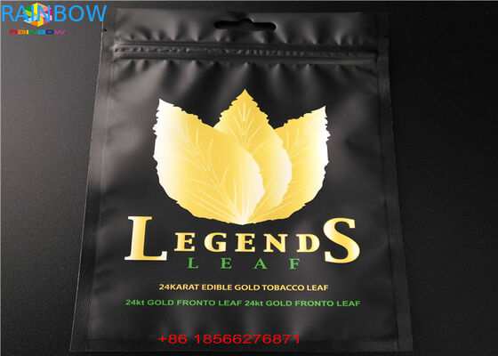 أكياس رقائق الألومنيوم التعبئة والتغليف البلاستيكية التعبئة والتغليف ثلاثي الجانب مختومة مع الأعلى زيبلوك