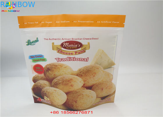 أكياس رقائق الألومنيوم التعبئة والتغليف البلاستيكية التعبئة والتغليف ثلاثي الجانب مختومة مع الأعلى زيبلوك