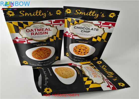 زيبلوك المسيل للدموع الشقوق رطوبة إثبات الوقوف الحقيبة اليوم حزمة أكياس الألومنيوم للحصول على وجبة خفيفة