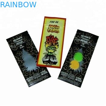 مخصص مطبوعة أكياس مايلر CBD Vape خراطيش كيس التغليف وحجم صغير زيبر حقيبة ل Vape للدبابات