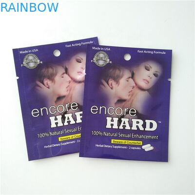 cmyk لون احباط الحقيبة التعبئة والتغليف حبة كبسولات تغليف الحقائب مايلر الحقيبة