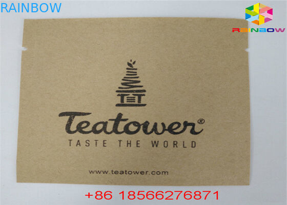 يمكن إعادة استخدامها أكياس الورق المخصص الغذاء الحقيبة الوقوف Ziplock رائحة إثبات مع نافذة