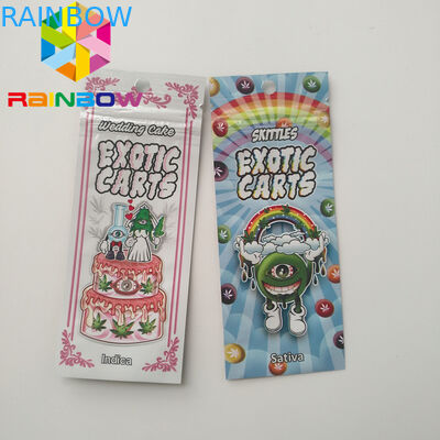 Vape خرطوشة الحقائب البلاستيكية تغليف ماريو الغريب عربات ميني أكياس مايلر