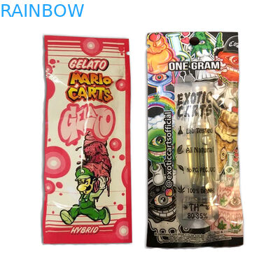 خرطوشة Vape خرطوشة الحقائب البلاستيكية التعبئة والتغليف Ziplock Cbd Oil Exotic Carts