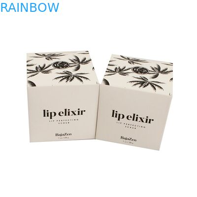 كارتون مخصص مطبوعة ورقة مربعات التجميل تنقش تغليف SGS الموافقة